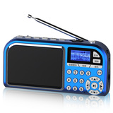 收音机MP3老人迷你小音响插卡音箱便携式音乐闹钟充电播放器