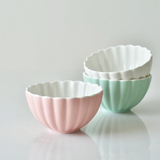 述物 欧式创意陶瓷米饭碗沙拉碗情侣碗甜品碗 家用餐具小陶瓷碗