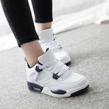 春季韩版气垫鞋内增高女鞋运动休闲鞋厚底平底学生板鞋跑步鞋子潮