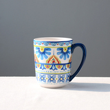 欧式美式水具陶瓷杯子茶杯水杯马克杯咖啡杯牛奶杯夏日墨西哥
