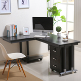 转角电脑桌办公桌 简约现代实木桌 拐角宜家用L型简易桌写字桌