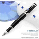 德国正品万宝龙钢笔波西米亚商务书写蓝宝石墨水笔25130专柜正品