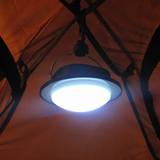 户外露营飞盘灯圆形帐篷灯可挂式营地灯可充电式野营灯柔光罩挂灯