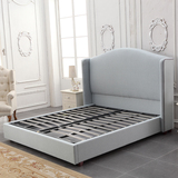 迈濠斯美式布艺床双人床1.8米小户型储物床公主床高靠背床软床Y36