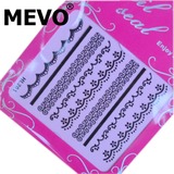 MEVO美甲贴纸 指甲贴花 3D立体 带背胶 易贴 蕾丝边 芭比胶可用