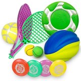儿童户外运动休闲益智幼儿球类玩具网球橄榄球飞盘男孩女孩玩具