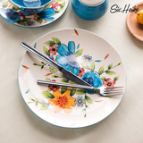 西芙创意日式手绘餐具陶瓷西餐盘牛排盘菜盘子早餐盘点心盘甜品盘