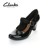 clarks其乐正装女鞋 Coolest Lass浅口粗跟 春季单鞋中跟16新品EC