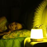一米青品 LED台灯创意充电USB护眼小夜灯 婴儿喂奶卧室调光拍拍床