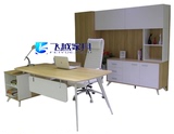 Z-04主管桌文件柜办公家具板式杭州老板桌办公桌椅简约现代组合