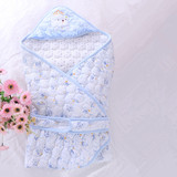 婴儿抱被 新生儿包被春季纯棉春秋冬加厚夹被 睡袋用品襁褓包巾