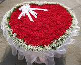 999朵红玫瑰白粉365朵520生日祝福求婚花束上海鲜花速递当天配送