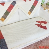 夏季田园时尚防滑组合沙发垫三色花布艺长薄款沙发垫座垫单个棉质