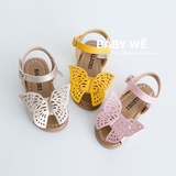特现货！BabyWe韩国进口正品童鞋★2016夏季女童蝴蝶镂空甜美凉鞋