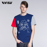 EVISU 16年春夏新品  男士短袖T恤 专柜价799 1ESHTM6TS508XX