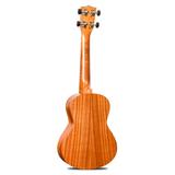 手工云杉木尤克里里23寸原木白ukulele夏威夷迷你四弦琴21寸乐器