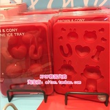 韩国正品line friends巧克力DIY模具冰盒硅胶烘焙布朗可妮 现货