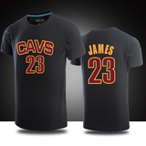 2016夏季骑士篮球队23号詹姆斯欧文2号运动大码短袖篮球服T恤衫