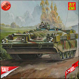 小号手 正品拼装坦克模型 1/35 以色列Ti-67坦克模型 00339纯静态