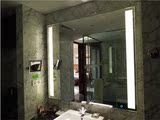 高档酒店浴室镜带灯防雾壁挂背光LED高清梳妆化妆镜欧式卫生间镜