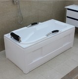 冲浪按摩浴缸双裙边浴缸工厂直销1.4米-1.7米长方形亚克力浴缸