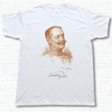 奥匈帝国一战陆军军人画像纯棉短袖军迷T恤数码打印T恤0525