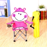 户外家用懒人椅 宝宝餐椅卡通动物折叠椅子 儿童便携靠背椅