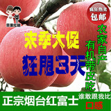 烟台栖霞新鲜红富士苹果10斤批发包邮孕妇水果脆甜农家有机带皮吃
