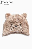 英国正品代购直邮 NEXT婴儿新生儿猫咪立体保暖柔软舒适帽子6.8