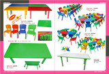 幼儿园专用儿童桌椅塑料桌椅防火板薄厚桌椅樟子松实木桌子