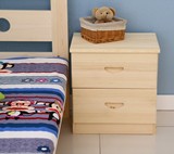 实木床头柜环保松木床头柜简约收纳柜抽屉储物柜简易床边柜迷你柜