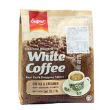 马来西亚进口super咖啡怡保咖啡二合一无糖炭烧白咖啡纯咖啡