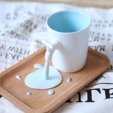 |手工创意陶瓷马克杯水杯 趣味水龙头杯子清新咖啡杯礼品