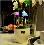 阿凡达蘑菇灯陶瓷版树脂版光控灯变色灯浪漫灯节能实用气氛LED灯