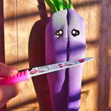 韩国ulzzang可爱卡通创意立体胡萝卜笔袋日系学生胡萝卜收纳袋