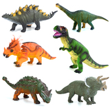 仿真 恐龙玩具 模型 搪胶软体动物 3岁以上带叫声甲龙剑龙霸王龙