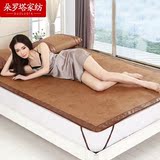 印尼手工床笠款1.8折叠麻将坐垫沙发垫床单式老粗布凉席空调席