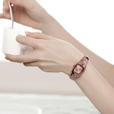 新款施华洛世奇手表女士钢带手表皮带时尚石英女表防水镶钻表