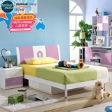 保背健 单人床青少年床王子床1.2 1.5米板式环保儿童房家具