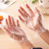 一次性手套 透明PE薄膜医用手套 餐饮清洁化妆美发护理用60只