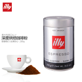 意大利原装进口illy 咖啡粉 意式醇香 深度烘焙 黑咖啡粉250g