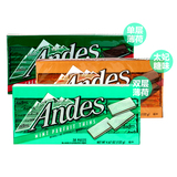 3盒包邮美国进口安迪士Andes太妃糖双层薄荷夹心巧克力132g零食品