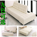 日式可折叠两用沙发床储物宜家简约现代双人位办公皮布艺沙发