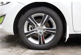 北京现代朗动轮毂贴 朗动专车专用轮毂碳纤维贴纸 个性改装轮毂贴
