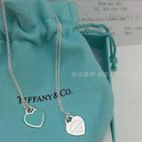 麦穗香港代购 Tiffany心形 双心 项链 附专柜小票盒子