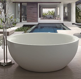 酒店专用 圆形 独立式双人浴缸 1.5  1.35米双层保温亚克力浴缸