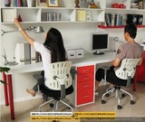简约电脑桌书桌子时尚现代办公桌双人写字桌台式网吧专用桌可定做