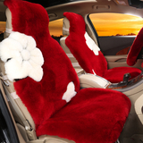 冬季新款宝马3系5系X6纯羊毛汽车坐垫奥迪Q3Q5Q7A4LA6LA3羊毛座垫