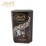 Lindt瑞士莲 进口零食60%可可特浓软心黑巧克力200g食品
