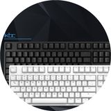 阿祖外设 iKBC樱桃C104/C87PBT透光键帽游戏背光机械键盘黑轴青轴